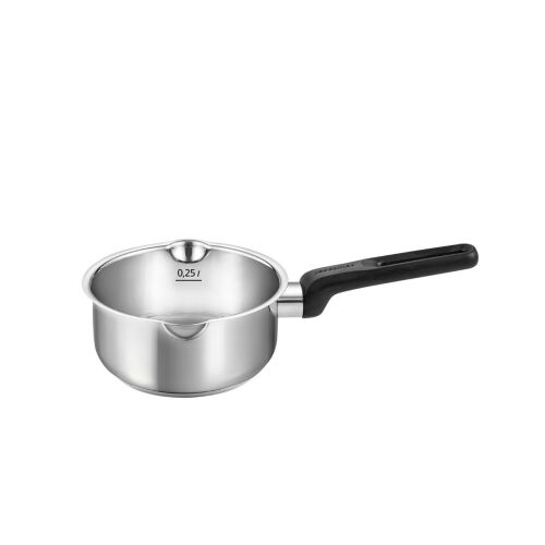 BRAVA stainless steel saucepan with spout, 12 cm diameter