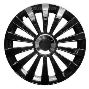 Capac de roată Meridian Ring Black de 14 inci, set de 4 - Jante auto