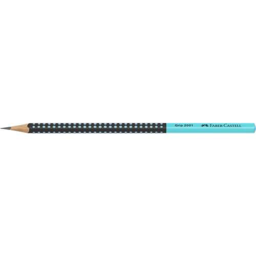 Faber-Castell Grip 2001 HB triangular graphite pencil, black and turquoise