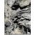 Modern szőnyeg Marble 258 (Black) 120x170cm Fekete-Arany 125726566
