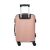 Dollcini Világjáró 20 hüvelykes rózsaszín kézipoggyász bőrönd, hátsó nézet