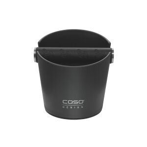 Caso Germany kávézacc tartály, Knock Box, ideális a portaszűrő tisztításához, ütéseknek és magas hőmérsékletnek ellenáll, könnyen tisztítható, tapadásmentes talp, fekete