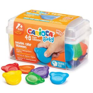 Carioca Baby Teddy Kerzenstifte in 48 Farben 125748193 - Zeichengeräte
