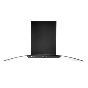 Tornado Eva 1200 (90) LED Dome páraelszívó, fekete, 90 cm szélesség, 1200 m3/h szívóteljesítmény - Tornado