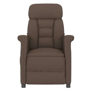 vidaXL Masszázsszék párnával Barna 70.5 x 96.5 x 95 cm Műbőr