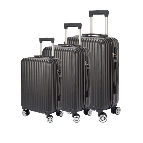 Set valize negre Dollcini Világjáró - Bagaje de 20, 24, 28 inch