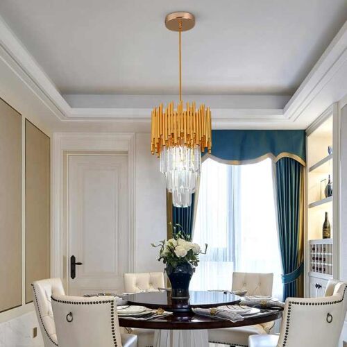 Greelustr Candelabru JZD-D23, Candelabru modern din cristal, 3 randuri, pentru sufragerie, bucatarie 125749915