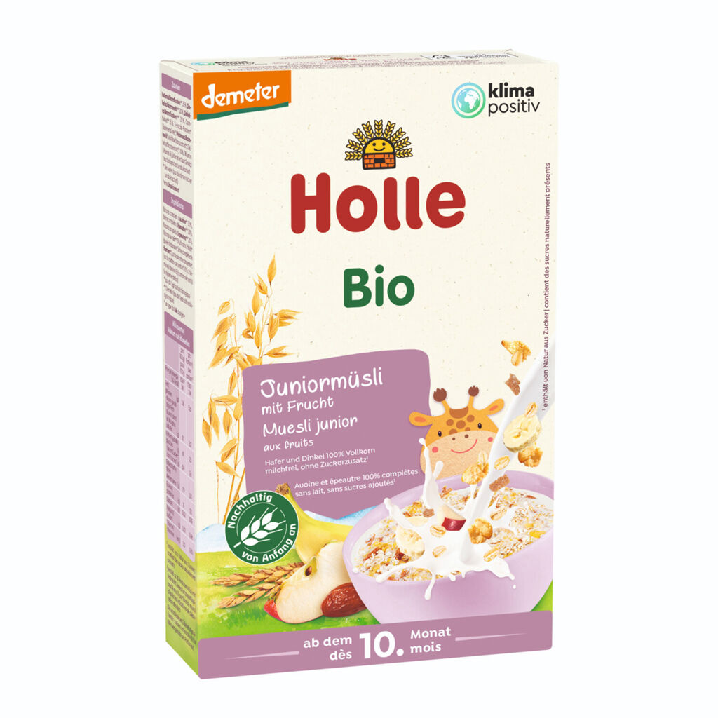 HOLLE Müsli organikus junior többmagvas gyümölccsel, 250 g
