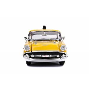 Yellow Taxi Chevy 1957 Dead Pool Scale 1-24