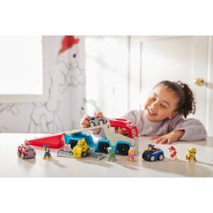 Paw Patrol Pup Squad Collectible Racer játékkészlet Chase figurával és járművel, gyerekek játszanak a játékkal - Spin Master