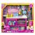 Barbie You Can Be Cafe Spielset Box, 18 Teile, enthält Puppe, Backofen, Theke und Knetmasse