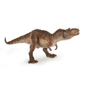 Papo Gorgosaurus dinoszaurusz figura, valósághű, részletes, barna, álló, oldalnézet - Papo