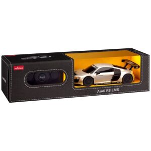 Masina Cu Telecomanda Audi R8 Argintiu Cu Scara 1 La 24 125763285