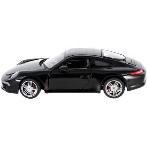 Mașină model din metal Porsche 911 Carrera S, neagră, scară 1/24 - Jocuri creative și de construcție