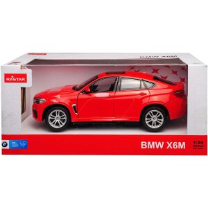 Samochód Bmw X6M Czerwony Metalowy Skala 1 do 24 125763305