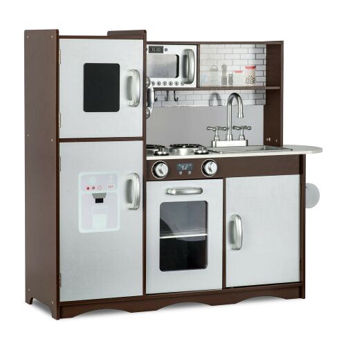 Ricokids 7833 retro drewniana kuchnia dla dzieci, biała