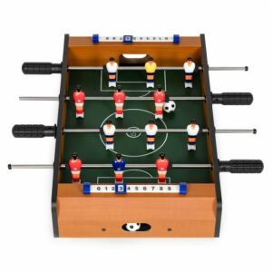 Ecotoys HC121402 Mini Fotbal de Masă, masă de fotbal pentru copii, masă de fotbal din lemn, joc de fotbal de masă - Mese de fotbal si accesorii