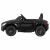 Fekete Mercedes-Benz AMG GT elektromos játék autó gyerekeknek, oldalnézet