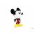 Jada Toys Metalfigs Mickey Mouse Classic 10cm öntött fém figur, oldalnézet