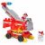 Paw Patrol Marshall Rise and Rescue tűzoltóautó játék, piros tűzoltóautó létrával, Marshall figurával és egy kis Chickaletta figurával