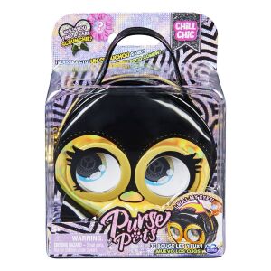 Purse Pets Micro Penguin Tasche Schwarz