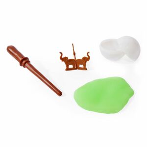 Harry Potter varázslatos keverékek zöld gyurma, világító gyurma, varázspálca, elefánt állvány, zöld gyurma, Harry Potter játék - Spin Master