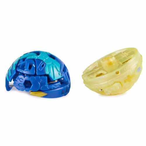 Bakugan Bruiser Special Attack, bilă Bakugan albastră și galbenă, formă închisă