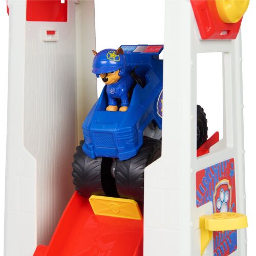 PAW Patrol Super Loop Tower HQ Spielset mit Chase und seinem Polizeiauto