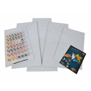 Set Schipper Pictura După Numere, Apus de Soare în Caraibe, 5 Panouri - Seturi de artă și artizanat