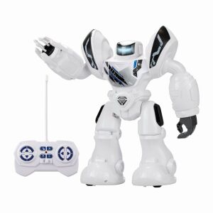 Robo Blast programmierbarer Roboter mit Fernbedienung, weiß und schwarz - Silverlit Interaktive Kinderspiele