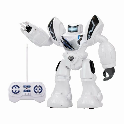 Robo Blast programmierbarer Roboter mit Fernbedienung, weiß und schwarz