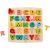 Hape Chunky Alphabet Puzzle, drevená abeceda puzzle pre deti, naučte sa písmená od A po Z, farebné dieliky puzzle, vzdelávacia hračka