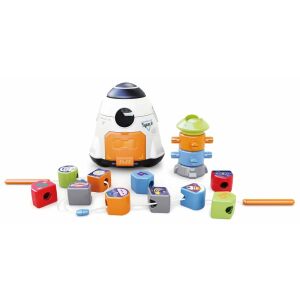 Űrrakéta formaválogató játék kockákkal, Oktató játék kisgyermekeknek, Gyermek tanulójátékok - Hola