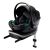 Kinderkraft I-Care i-Size Autositz mit Basis, Cool Grey, rückwärtsgerichtet