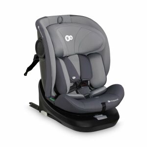 Kinderkraft I-GROW i-Size car seat, grey, front view - Kinderkraft