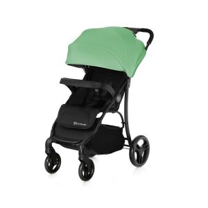 Kinderkraft Cruiser Green Kinderwagen schräge Ansicht auf weißem Hintergrund - Babys & Toddler