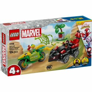 Lego Spidey Spin i Electro w pojazdach dinozaurów 11198 125771508