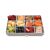 Melii Snack Box, szürke, 12 rekeszes, uzsonnás doboz, étel tároló, ebédlő doboz, gyerek uzsonnás doboz, egészséges uzsonnás doboz, adagolás szabályozás, uzsonna rendező, étel tároló doboz