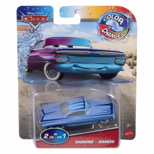 Disney Pixar Cars Сменящ Цветовете Ramone играчка кола, сменя цвета си във вода, от син до лилав