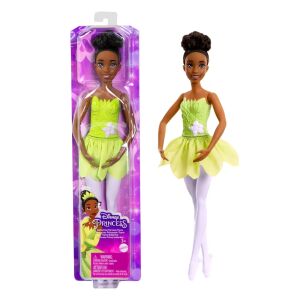 Disney Princess Tiana Balerina baba csomagolásban és kibontva - Mattel