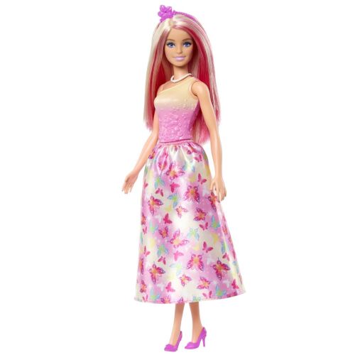 Barbie Barbie baba szőke és rózsaszín hajjal