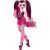 Monster High Skulltimate Secrets Draculaura Puppe Nahaufnahme mit rosa Sportoutfit