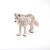 Papo Polarwolf Figur, Seitenansicht, realistische Tierfigur, handbemalt, für Kinder ab 3 Jahren