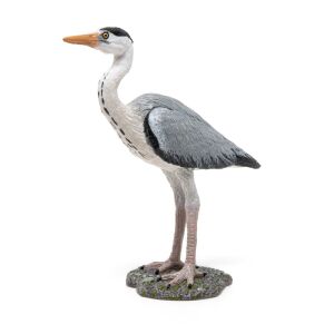 Papo Szürke gém figurája, valósághű állatmodell gyerekeknek és gyűjtőknek - Papo