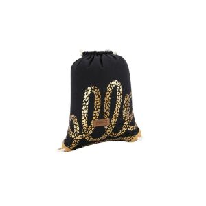 Fekete-arany zsinóros hátizsák, tornazsák 125870427 - Tornazsák