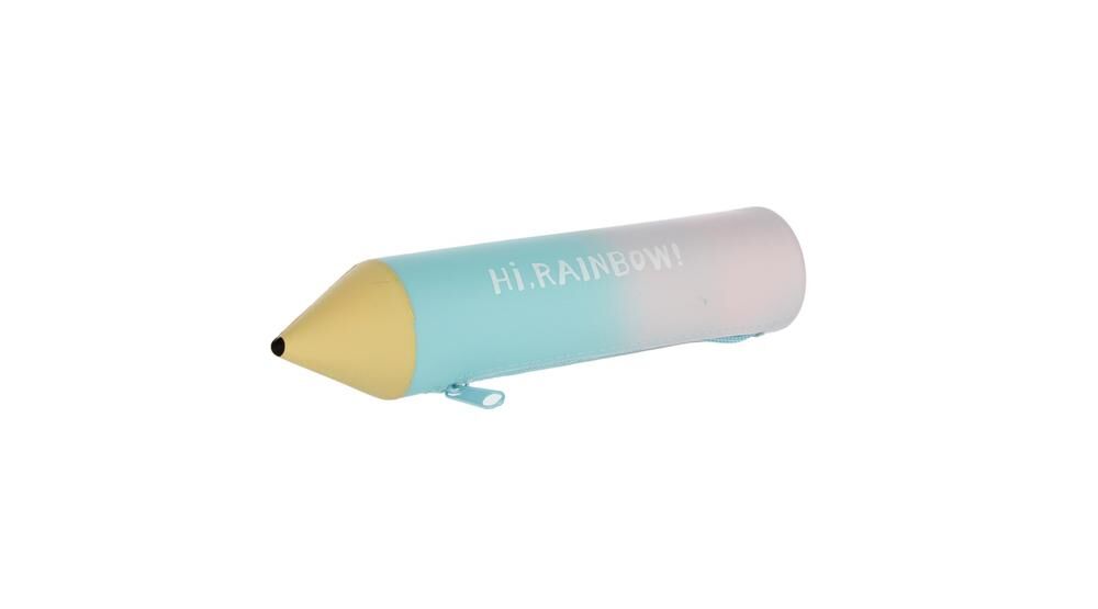 Penar silicon în formă de creion - ombre albastru (510976)