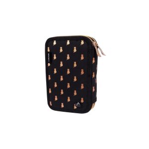 Piórnik podwójny bez wyp. Golden Kitty Head ASTRA 125871493 - Uchwyt na długopis