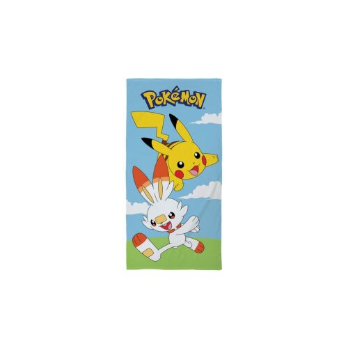Ručnik za kupanje Pokémon Pikachu i Scorbunny, 70x140 cm