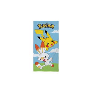 Ręcznik kąpielowy Pokémon Pikachu i Scorbunny, 70x140 cm - Projektowanie wnętrz