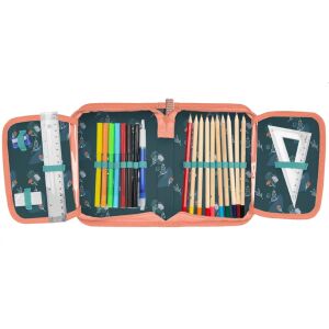 Jégvarázs felszerelt kihajtható tolltartó - Elsa és Anna - Together we lead (DF24VV-P001)